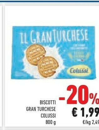 Conad Superstore Colussi Il Gran Turchese 800 G(ml) offerta