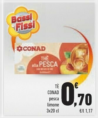 Conad Superstore Conad - Thè Pesca offerta