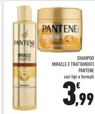 Conad Superstore Pantene Shampoo Miracle E Trattamenti offerta