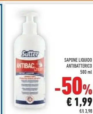 Conad Superstore Sutter Sapone Liquido Antibatterico offerta