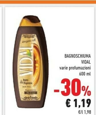 Conad Superstore Vidal Bagnoschiuma offerta