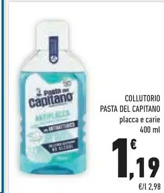 Conad Superstore Pasta Del Capitano Collutorio Placca E Carie offerta