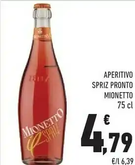 Conad Mionetto Aperitivo Spritz Pronto offerta