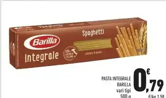 Conad Barilla Spaghetti Integrale 500 G(ml) offerta