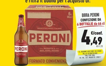 Conad Peroni Birra offerta