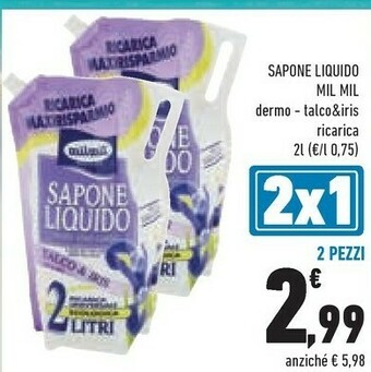 Conad Mil Mil Sapone Liquido offerta