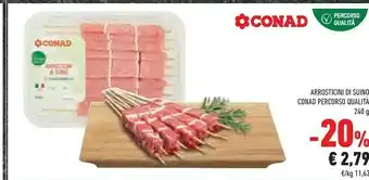 Conad Conad Percorso Qualità Arrosticini Di Suino offerta