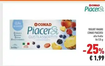 Conad Conad Piacersi Yogurt Magro offerta