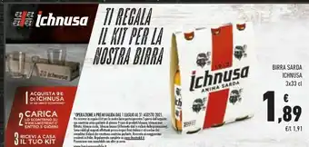 Conad Ichnusa 990 G(ml) offerta