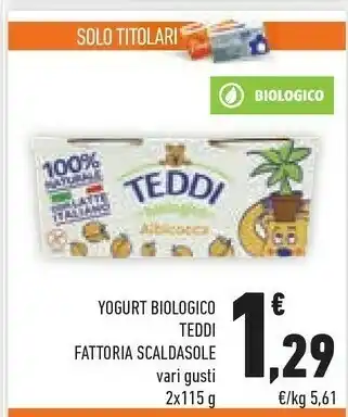 Conad Fattoria Scaldasole - Yogurt Bio Fragola offerta