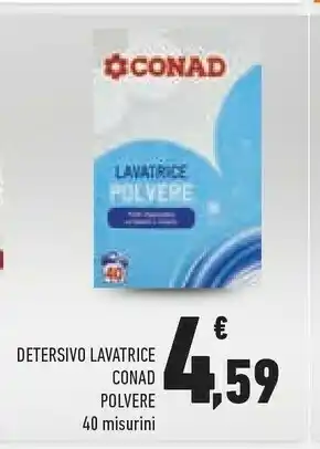 Conad Superstore Conad - Detersivo Lavatrice Polvere offerta