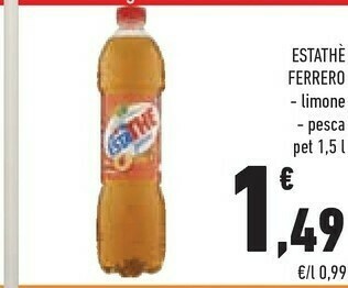Conad Ferrero EstaThè Limone 1500 G(ml) offerta
