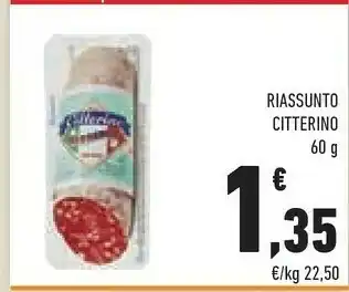 Citterino Riassunto 60 G