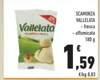 Conad Vallelata Scamorza Fresca 180 G(ml) offerta
