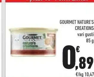 Conad Purina Gourmet Nature's Creations offerta