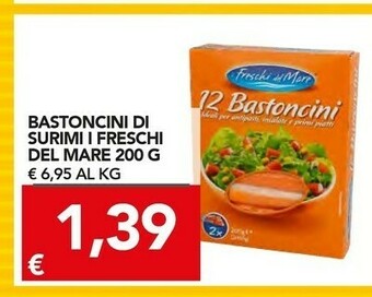 TuoDi I Freschi Del Mare - 12 Bastoncini Ideali Per Antipasti, Insalate E Primi Piatti 200 G(ml) offerta