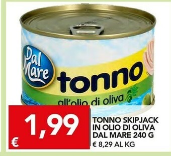 TuoDi Dal Mare Tonno Skipjack In Olio Di Oliva offerta