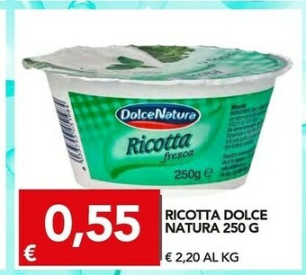 TuoDi Dolce Natura - Ricotta Fresca 250 G(ml) offerta