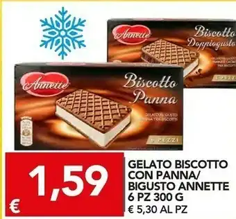 TuoDi Annette Gelato Biscotto Con Panna offerta