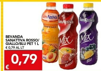 TuoDi Sanattiva Bevanda Rosso Giallo / Blu Pet offerta