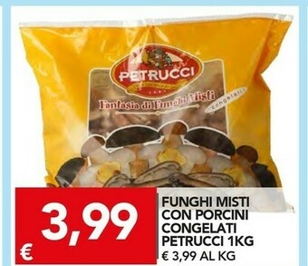 Petrucci Funghi Misti Con Porcini Congelati