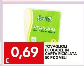 TuoDi Evelyn Tovaglioli Ecoloabel offerta