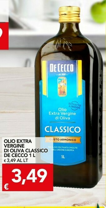 TuoDi De Cecco Olio Extra Vergine Di Oliva 1000 G(ml) offerta