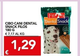 TuoDi Filos Cibo Cani Dental Snack offerta