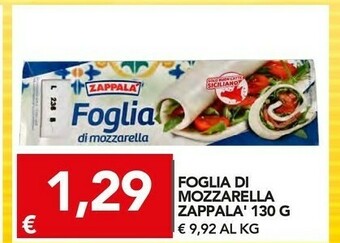 TuoDi Zappala Foglia Di Mozzarella offerta