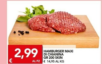 Hamburger Maxi Di Chianina
