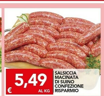 TuoDi Salsiccia Macinata Di Suino offerta