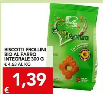 TuoDi Frollini Al Farro Integrale 300g offerta