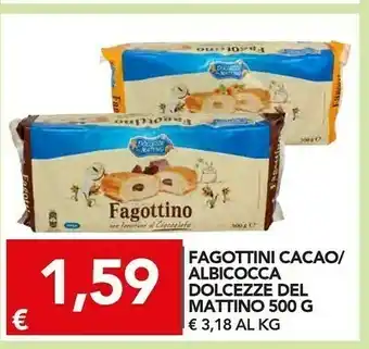 TuoDi Dolcezze del mattino Fagottini Cacao 500g offerta