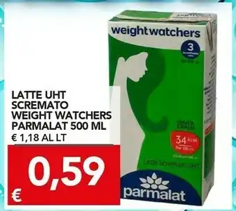 TuoDi Parmalat WeightWatchers Latte Scremato UHT 500 G(ml) offerta