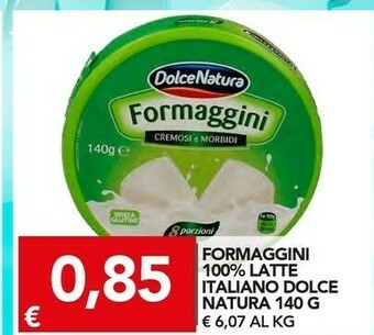 TuoDi Dolce natura Formaggini 100% Latte Italiano Dolce offerta