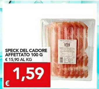 TuoDi Speck Del Cadore Affettato 100 G offerta