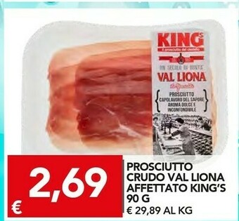 TuoDi King's Prosciutto Crudo Val Liona 90 G offerta