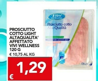 TuoDi Vivi Wellness - Prosciutto Cotto Alta Qualita 120 G(ml) offerta