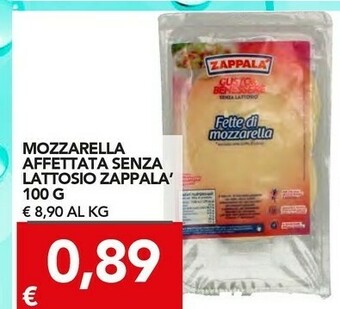 TuoDi Zappala Fette Di Mozzarella 100 G offerta