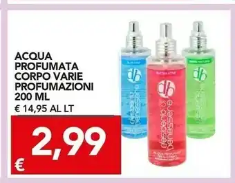 TuoDi Acqua Profumata Corpo 200 Ml offerta