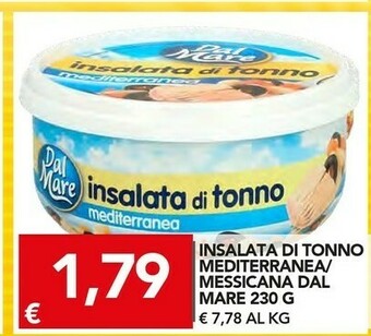 Dal mare Insalata Di Tonno Mediterranea 230 G(ml)