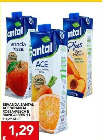 TuoDi Santal Bevanda Ace/ Arancia offerta