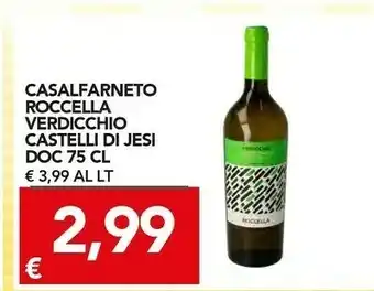 TuoDi Casalfarneto Roccella Verdicchio Castelli Di Jesi Doc offerta