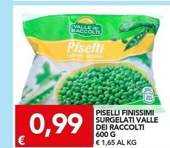 TuoDi Valle dei raccolti Piselli Finissimi Surgelati offerta