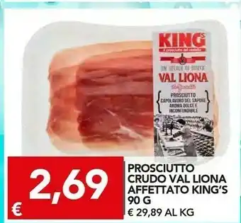 TuoDi King's Prosciutto Crudo Val Liona 90 G offerta
