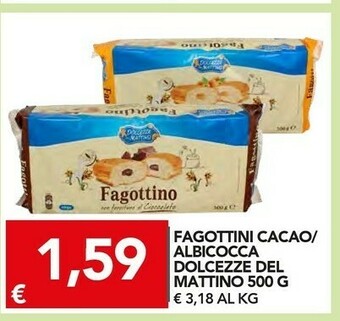 TuoDi Dolcezze del mattino Fagottini Cacao 500g offerta
