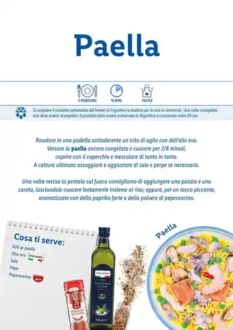 Lidl Paella offerta