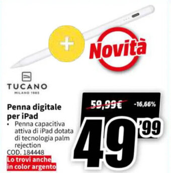 MediaWorld Tucano Penna digitale per iPad offerta