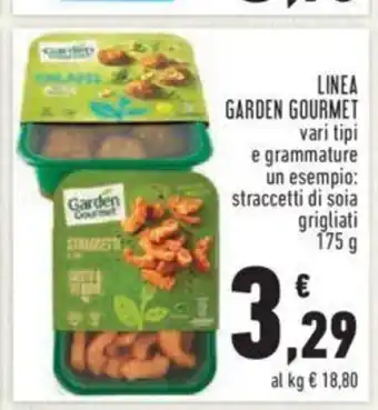 Conad Linea Garden Gourmet vari tipi e grammature straccetti di soia grigliati 175 g offerta