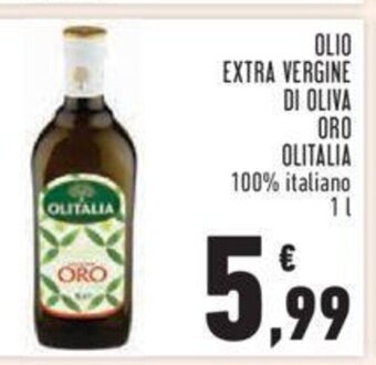 Conad Olio Extra Vergine Di Oliva Oro Olitalia 100% italiano 1 l offerta